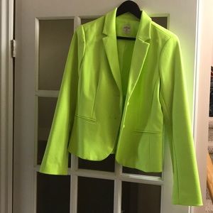 bright highlighter blazer